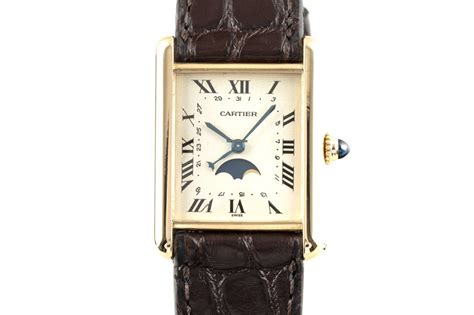 cartier tank mondphase|cartier full tank watch.